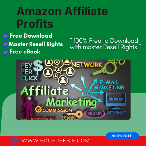 100% Free to Download eBook “Amazon Affiliate Profits” with Master Resell is the right platform for you to build a fresh business online and make passive money without going to the office