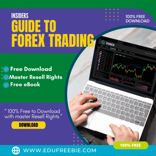 100% Free to Download eBook with Master Resell Rights “Insiders Guide To Forex Trading” will give you a proper online business idea to make high profits