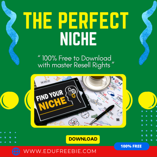 100% Free to Download eBook “Searching For The Perfect Niche” with Master Resell which will help you to trade successfully online and get financial freedom