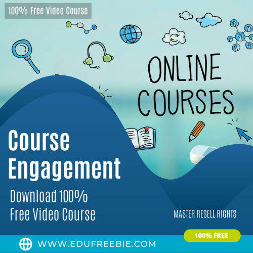 100% Free to Download Video Course with Master Resell Rights “Course Engagement PLR” is a way to make a great career and earn limitless passive money within a month