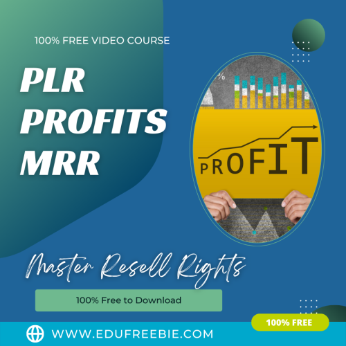 100 % Download Free Video Tutorial “PLR Profits MRR” with Master Resell Rights to make recurring money source 