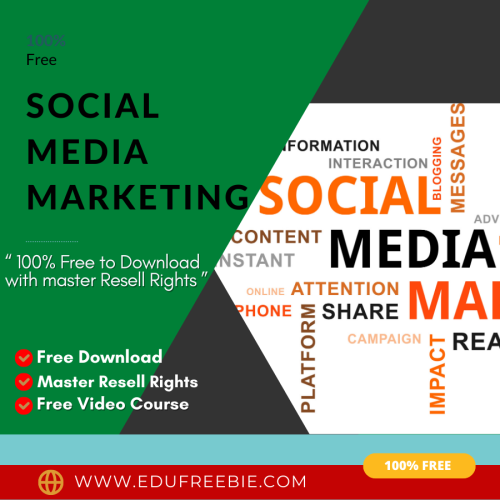 100% Free to Download video course “Social Media Marketing” with Master Resell Rights is the right video course to make you rich working part-time