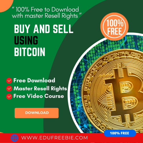 100% Free to Download Video Course with Master Resell Rights “Buy And Sell Using Bitcoin” will teach you the right steps to build your online business and you will become a millionaire overnight