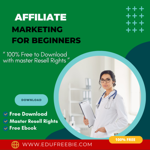 100% Free to Download ebook with Master Resell Rights “Affiliate Marketing For Beginners”. Learn unique steps for making money while being online and new business ideas to make you a MILLIONAIRE