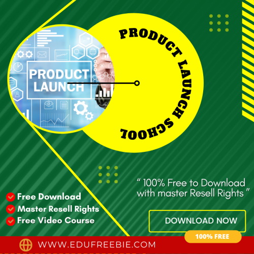 100% Download Free Real Video Course “Product Launch School” with Master Resell Rights is an instructional video course for those who want to get success in a short time