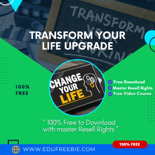 Inspirational thoughts are shared in the “Transform Your Life Upgrade Package”- a 100% free video course that will make you a billionaire in no time. Don’t wait for years to be rich, the formula is explained in this video for immediate income