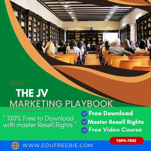 100% free video course to get rich and make money while you sleep. Anyone can be a millionaire, but to become a billionaire you need to watch “The JV Marketing Playbook”- a video course for everyone