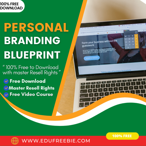 100% Download Free video course “THE PERSONAL BRANDING BLUEPRINT UPGRADE PACKAGE” with Master Resell Rights will make you earn passive money by doing a home-based business