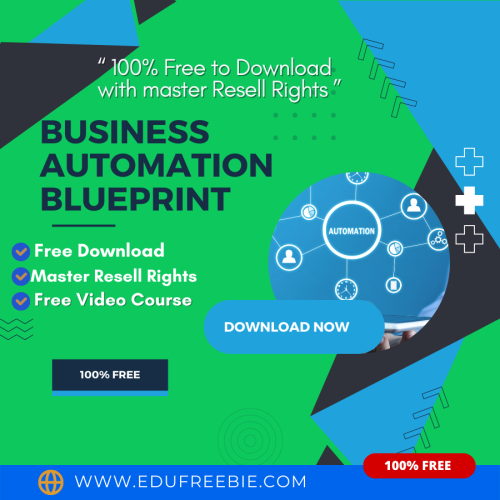 Let your passive income exceed your expenses and become financially free- discussed in “Business Automation Blueprint” a video course that is 100% free for you. Step-by-step easy process to learn. Important for your business growth and heavy cash flow