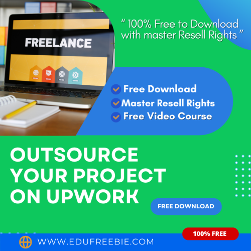 100% FREE VIDEO COURSE “Outsource Your Project On Upwork” is  for you with resell rights and free to download. This course will be a valuable asset for you for making a huge income