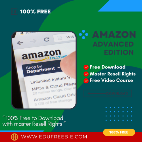 100% Download Free Real Video Course with Master Resell Rights “Amazon Advanced Edition” will give you an idea to create a home-based profitable business