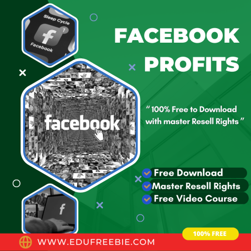 100% Free to Download Video course with Master Resell Rights. Make passive income and make money online through “Facebook Profits” which is an amazing video course