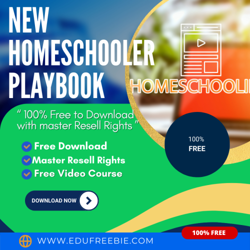 100% FREE video course “Homeschooler Playbook”. Money will not be hard to get after watching this extraordinary video course with resell rights and free-to-download