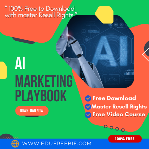 100% free video course “AI Marketing Playbook” is for you to make quick earning. Start spinning cash every day with some simple steps