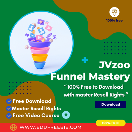 100% Free Video Course “JVZOO FUNNEL MASTERY” with Master Resell Rights to earn money online. Start your part-time work while working from home through your smartphone