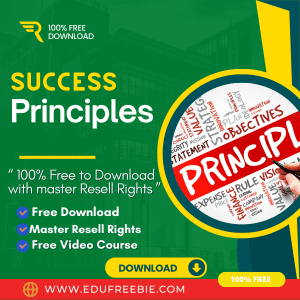 Read more about the article 100% Free to Download Video Course “Success Principles” with Master Resell reveals the secret to earning real passive money working from home 