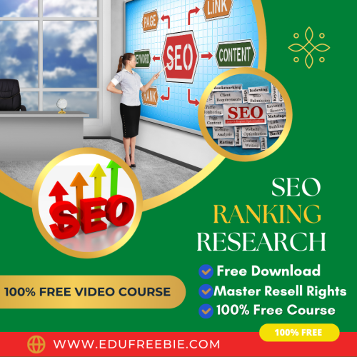 100% Free to Download Video Course “SEO Ranking Research” with Master Resell through you will find the quickest & easiest way to earn passive money and you will work from home