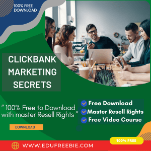 Read more about the article 100% Free to Download Video Course “Clickbank Marketing Secrets” with Master Resell has a hidden secret that is shared for you to make passive money online instantly and you will work for yourself