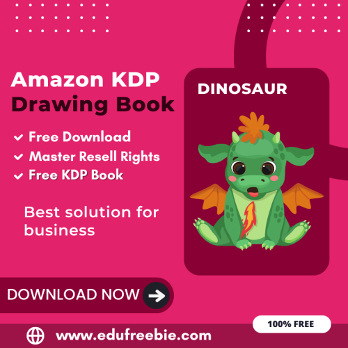 100% Free Dinosaur DRAWING BOOK with master resell rights. You can Download it for Free and Earn Money Online By selling this DRAWING BOOK