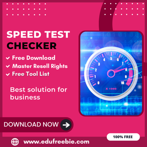 100% free Internet Speed Test Checker Tool: Easily Check Internet Speed by using this tool, and Become a millionaire after selling this tool