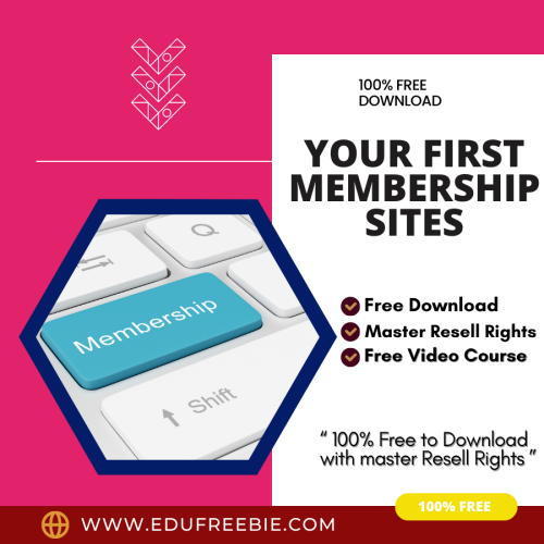 100% Free to Download Video Course “Your First Membership Sites” with Master Resell Rights is a powerful tutorial through which you can become rich very fast