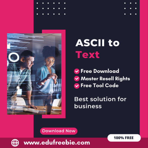 100% Free ASCII to Text Converter Tool: Easily Convert ASCII code to TEXT by Using this Tool and Earn Money Online
