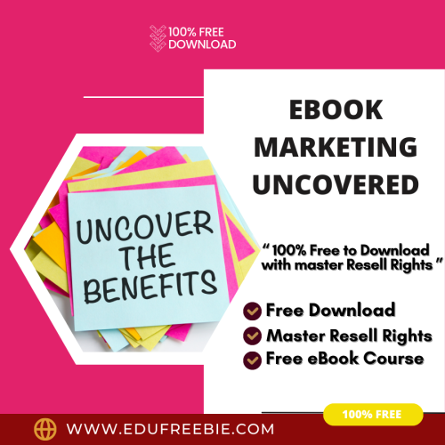 100% free download ebook “Ebook Marketing Uncovered” with Master Resell Rights will educate you on making money by podcasting. Profits are huge, discover the secrets by downloading