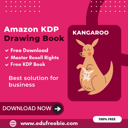 100% Free Kangaroo DRAWING BOOK with master resell rights. You can Download it for Free and Earn Money Online By selling this DRAWING BOOK