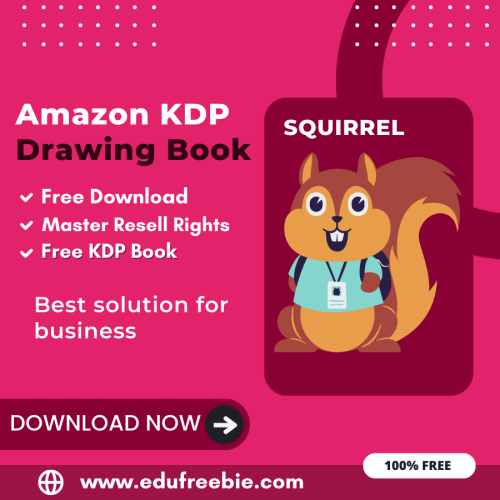 100% Free Squirrel DRAWING BOOK with master resell rights. You can Download it for Free and Earn Money Online By selling this DRAWING BOOK