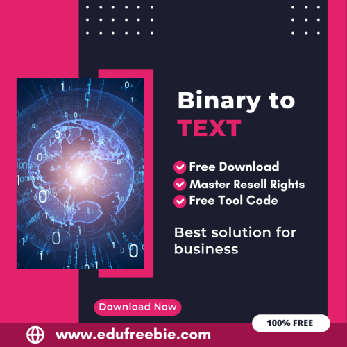 100% Free Binary to Text Converter Tool: Easily Convert Binary code to Text by Using this Tool and Earn Money Online