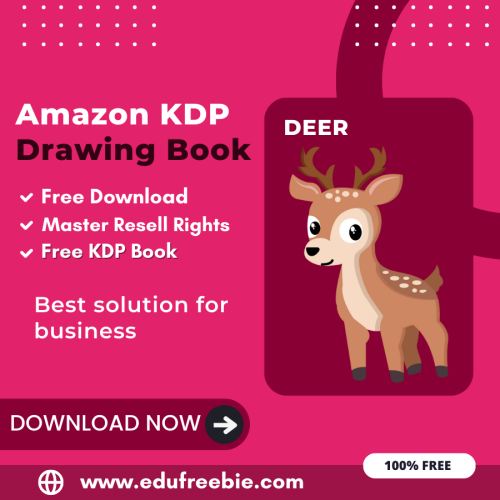 100% Free Deer DRAWING BOOK with master resell rights. You can Download it for Free and Earn Money Online By selling this DRAWING BOOK