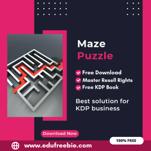 Read more about the article 100% Free to Download Maze Puzzle Book For Amazon KDP, Download and Sell and Earn Money Online with Master Resell Rights