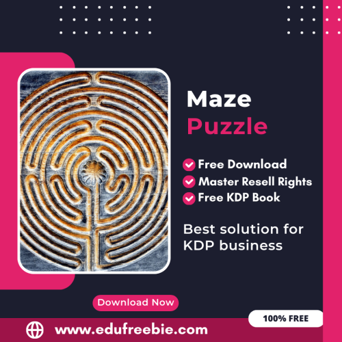 Maximizing Earnings with the 100% Free Maze Puzzle Amazon KDP Book