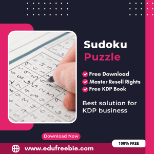 Read more about the article Crack the Sudoku Code: A Comprehensive Guide to Earning from Amazon KDP with 100% Free to Download With Master Resell Rights