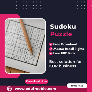 Read more about the article Make Money with Amazon KDP: A Comprehensive Guide to Publishing a Sudoku Puzzle Book with 100% Free to Download With Master Resell Rights