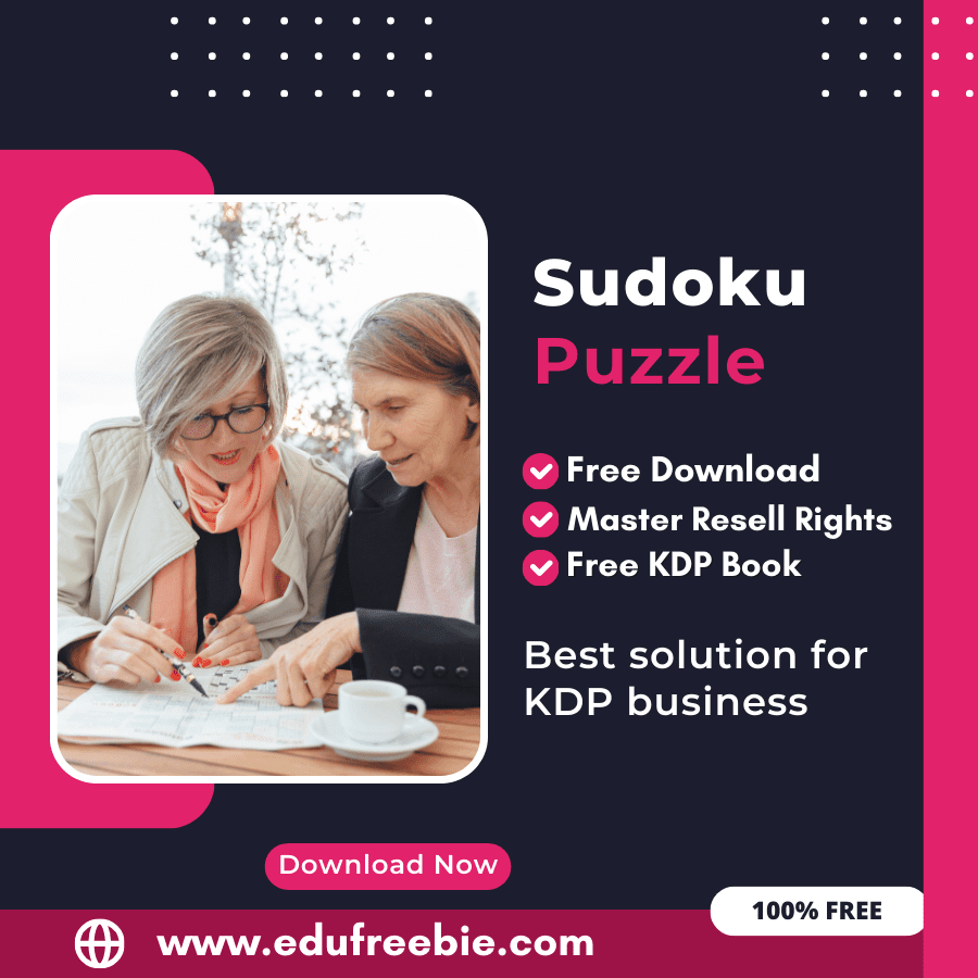 You are currently viewing Crack the Sudoku Code: A Comprehensive Guide to Earning from Amazon KDP with 100% Free to Download With Master Resell Rights