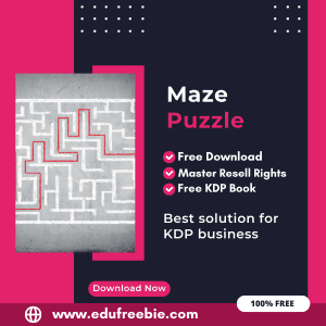 Read more about the article 100% Free to Download Maze Puzzle Book For Amazon KDP, Download and Sell and Earn Money Online with Master Resell Rights