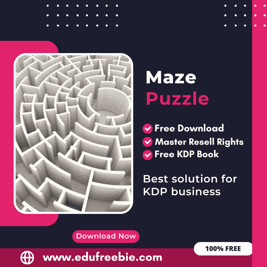 You are currently viewing Maximizing Earnings with the 100% Free Maze Puzzle Amazon KDP Book