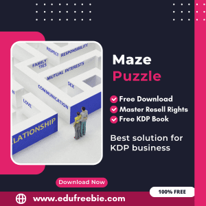 Read more about the article 100% Free Maze Puzzle Book with Master Resell Rights Learn How to Sell Maze Puzzles and Earn Money