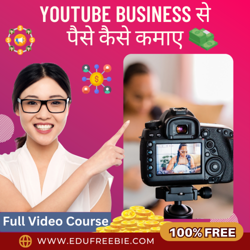 100% free video course with resell rights  to teach you to build an online business through YouTube that can be turned into big cash has arrived for you. This video course “YouTube Business” is a self-study material with very understandable steps, a video to earn big cash online over and over again