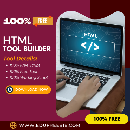 100% Free AI HTML Tool Builder Tool: Easily build tools by using this tool, and Become a millionaire after selling this tool