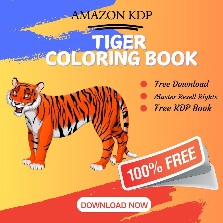 You are currently viewing 100% Free to download Tiger COLORING BOOK with master resell rights. You can sell these COLORING BOOK as you want or offer them for free to anyone