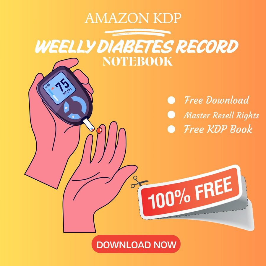 You are currently viewing 100% Free to download Diabetes Record BOOK with master resell rights. You can sell these NOTE BOOK as you want or offer them for free to anyone